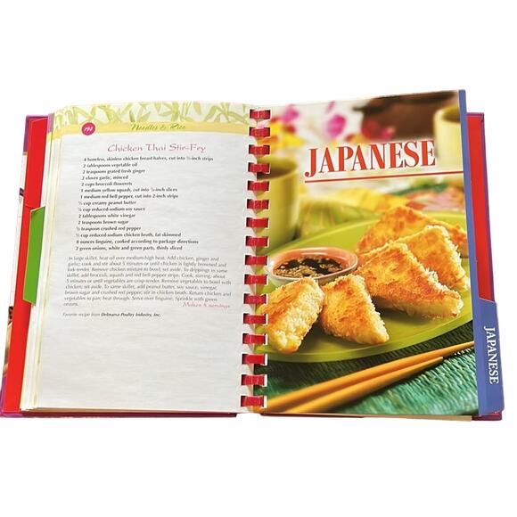 Favorite Brand Name Cookbook 3 in 1 Chinese Thai, Japanese Cooking Asian Cuisine - Picture 6 of 7